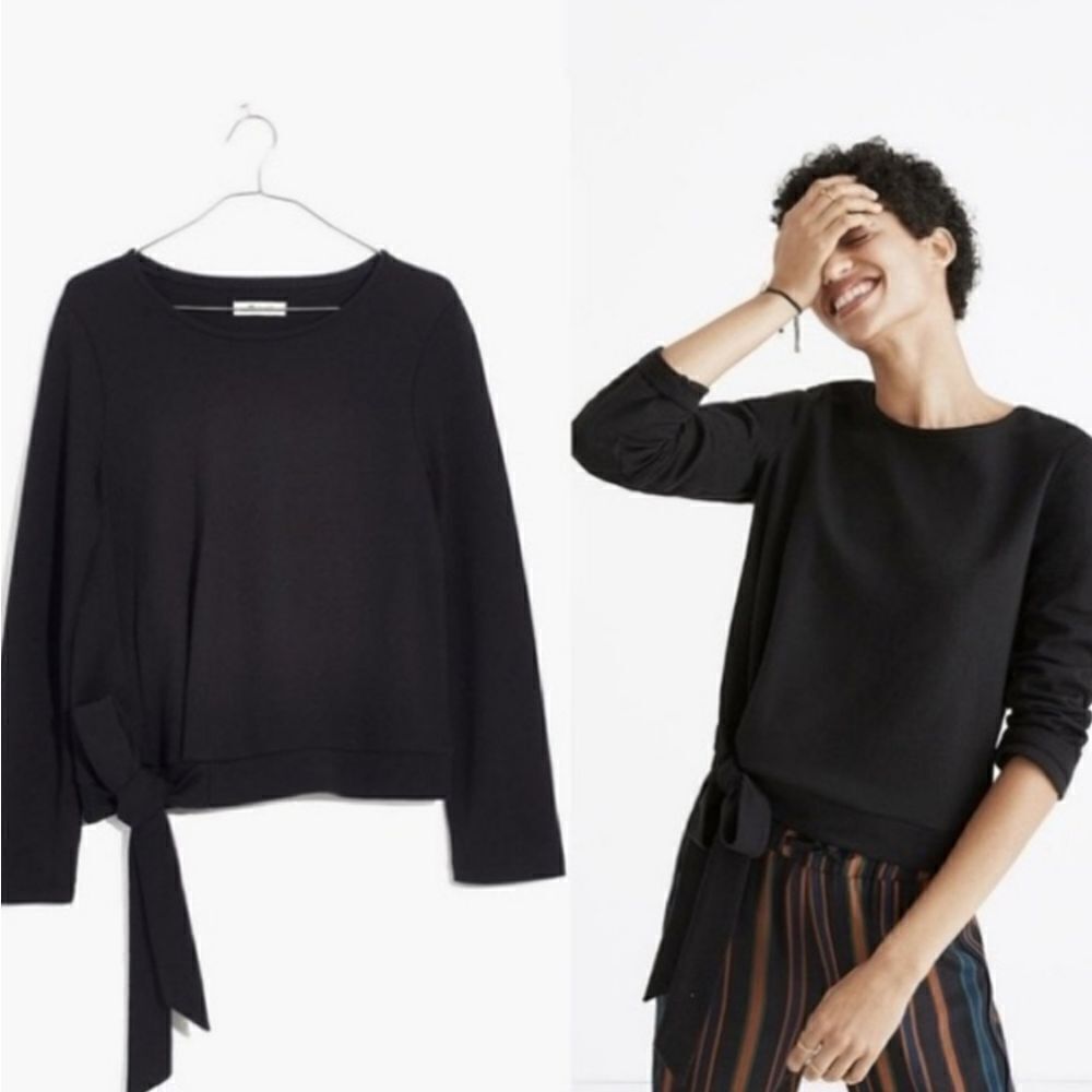 Madewell Black SideβTieβTopβ(Extra-Small)